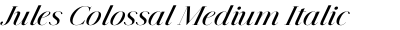 Jules Colossal Medium Italic